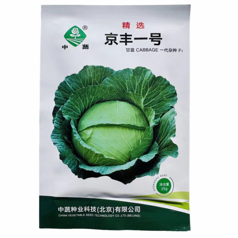 京丰一号甘蓝种子包菜种子卷心菜春季蔬菜种孑大头菜种孑
