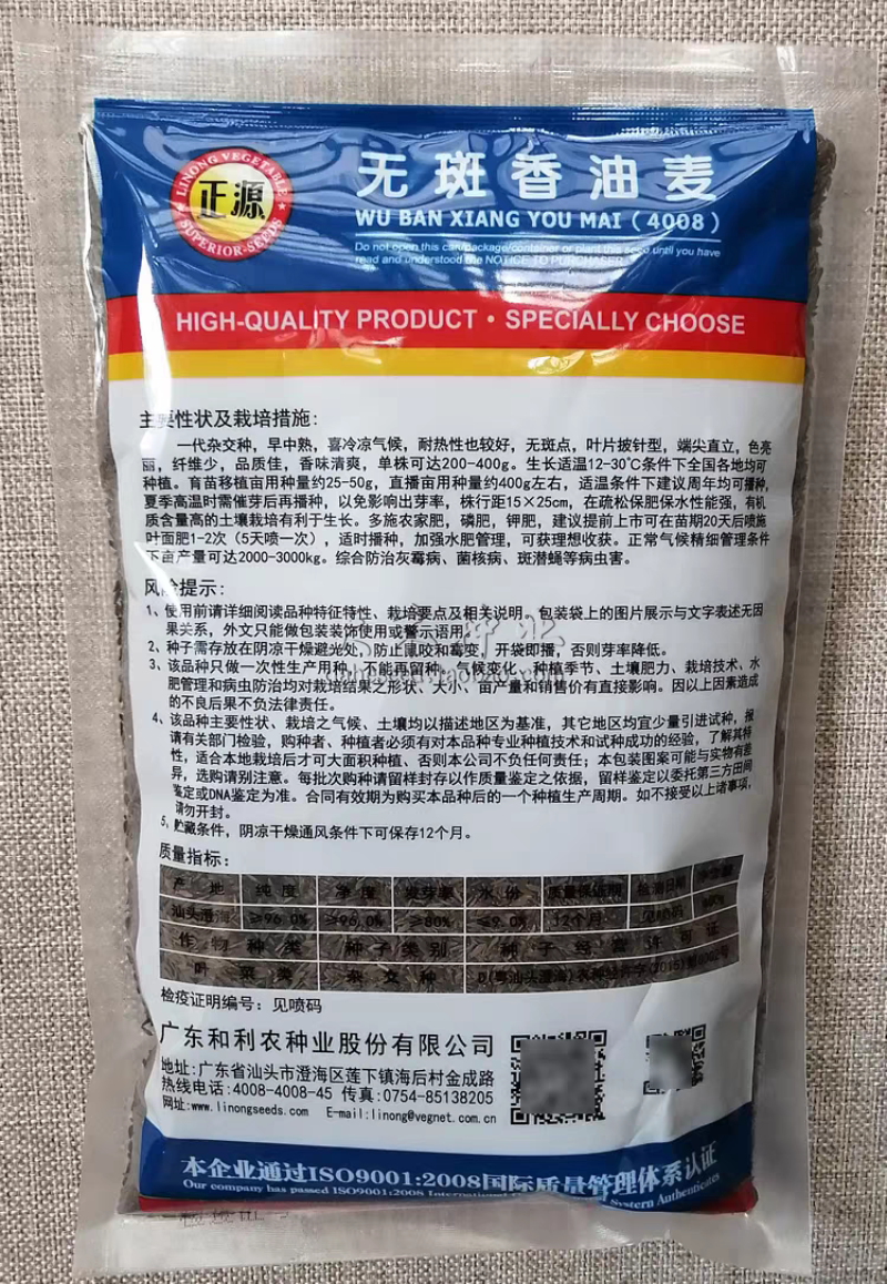 无斑香油麦菜种子中早熟耐热无斑点端尖直立香味清爽