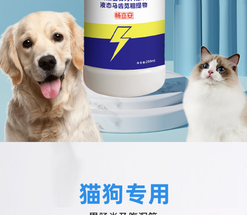 畅立安预防猫狗肠胃炎腹泻水便血便猫狗专用