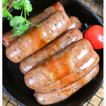 环惠客纯肉肠清真地道烤肠热狗台湾风味肉肠黑胡椒原味香肠