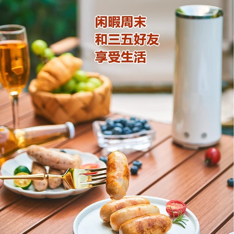 鑫泓泽肉粒多烤肠纯肉香肠地道肠空气炸锅食材黑胡椒原味肠