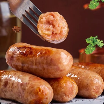 鑫泓泽肉粒多烤肠香肠原味黑胡椒肉肠热狗肠脆皮肠早餐小吃