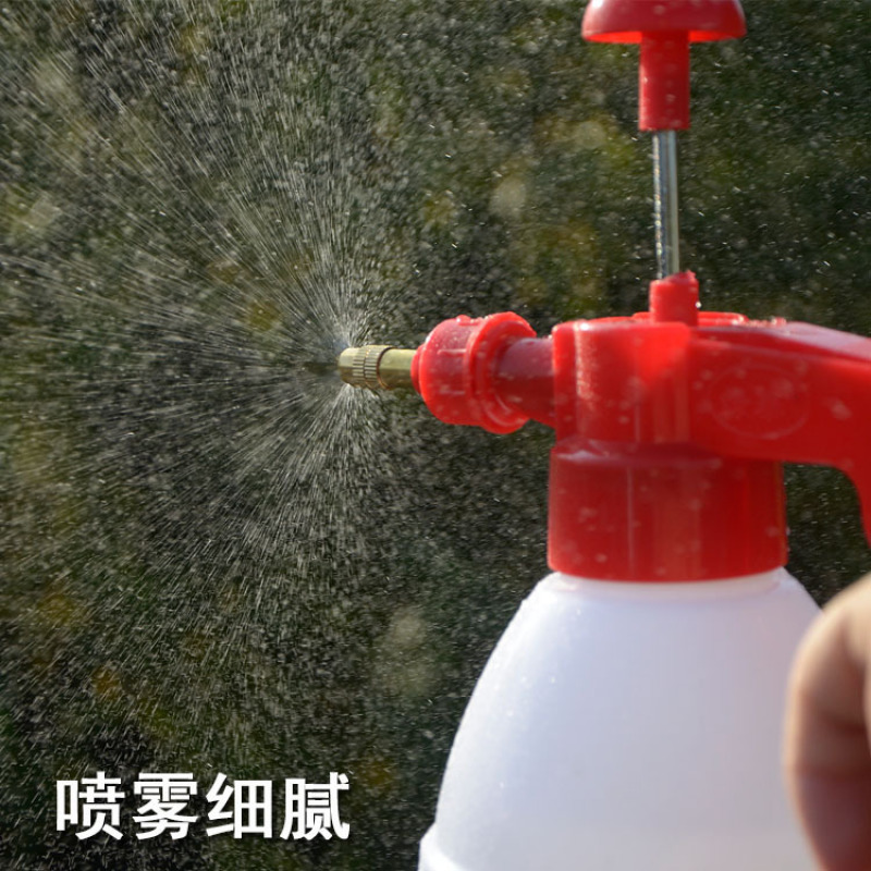 0.8升喷壶气压式喷雾器洒水壶家用消毒洗车小喷壶花卉
