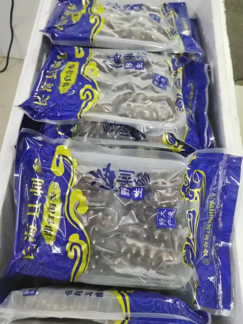 辽宁大连即食海参大量供应开袋即食口感筋道欢迎下单