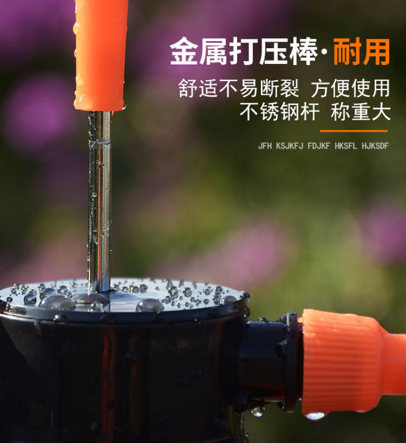 园艺2升喷壶浇花小喷壶气压喷雾器家用消毒洗车浇水壶洒水