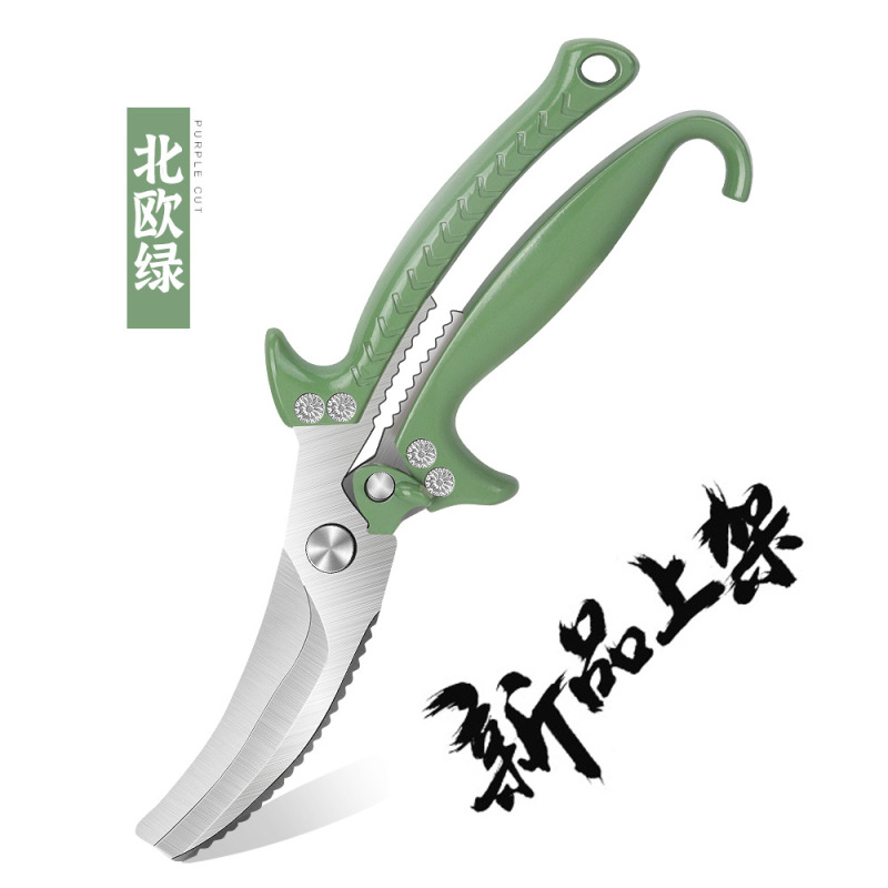 鲸鲨鸡骨剪刀批发家用户外SK5全钢剪多功能金剪子-02