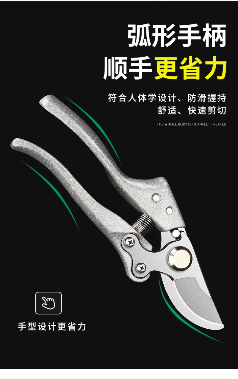 剪枝剪刀果树剪子修剪树枝剪刀强力修花剪园艺剪刀花卉园林修