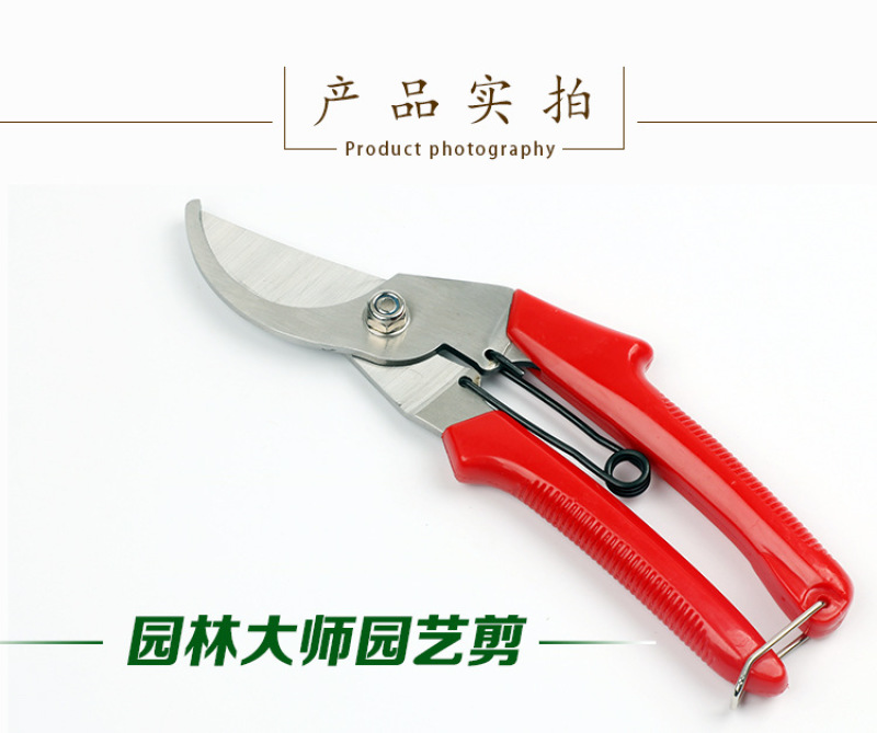 林太作园林剪不锈钢修枝剪刀园艺盆景花枝剪粗枝大口径