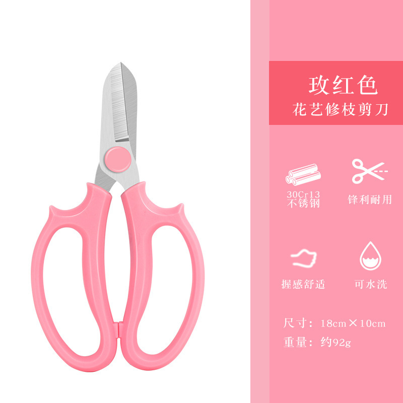 花艺剪刀花艺师专用插花剪刀修枝剪家用鲜花剪花店专用-1