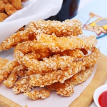 环惠客雪花无骨鸡柳冷冻半成品鸡米花鸡肉条奶茶店油炸小吃