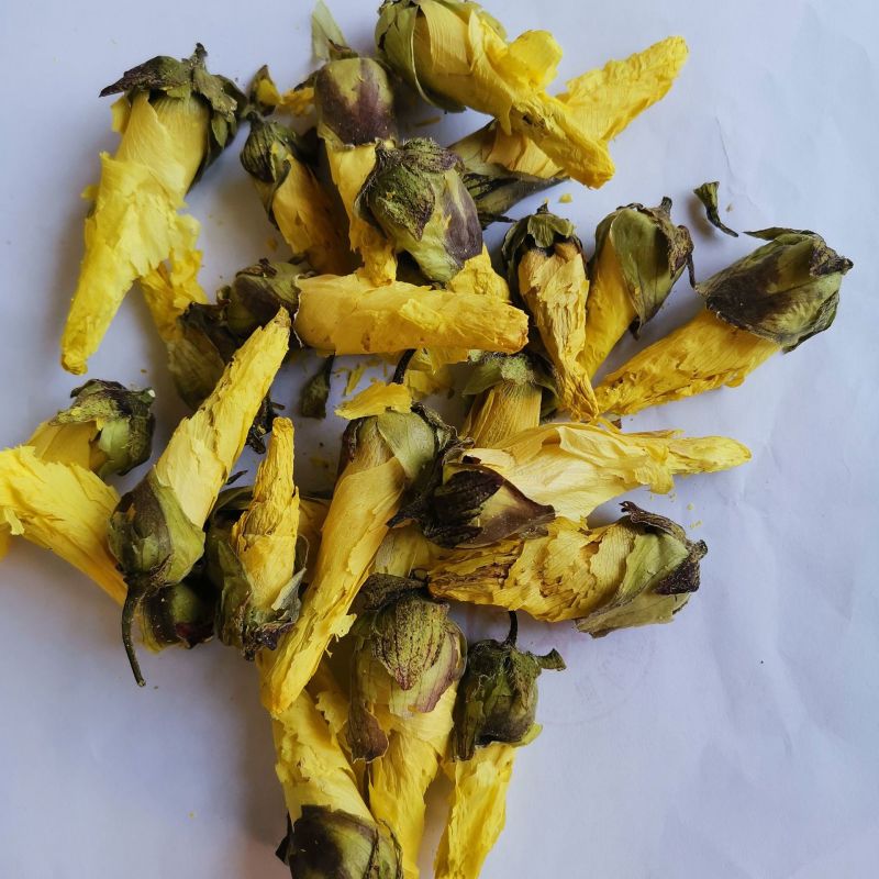 黄秋葵黄秋葵花黄蜀葵花秋葵花金花葵茶一件代发