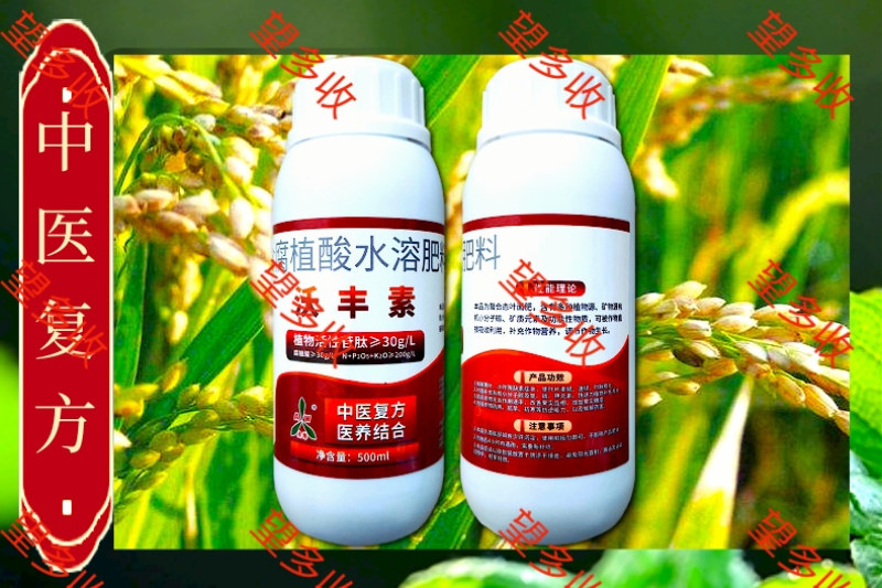 沃丰素医养结合中草药配方全营养提高叶绿素抗寒抗旱促长增肥