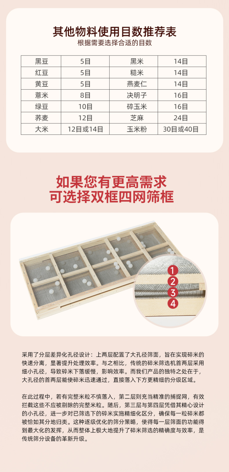 一点金比重爬坡式碎米筛五谷杂粮颗粒振动筛