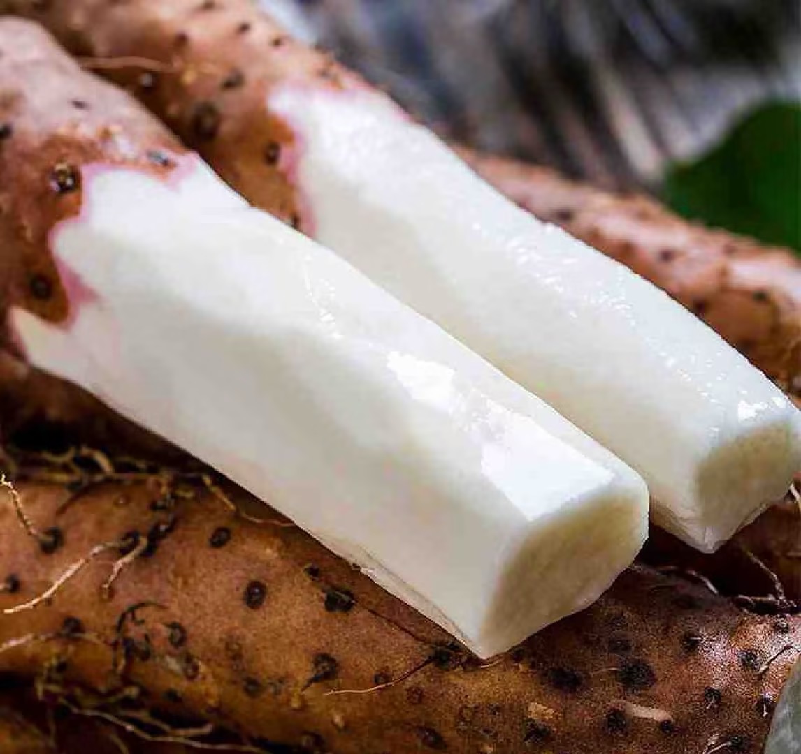 铁棍山药烹饪前后对比