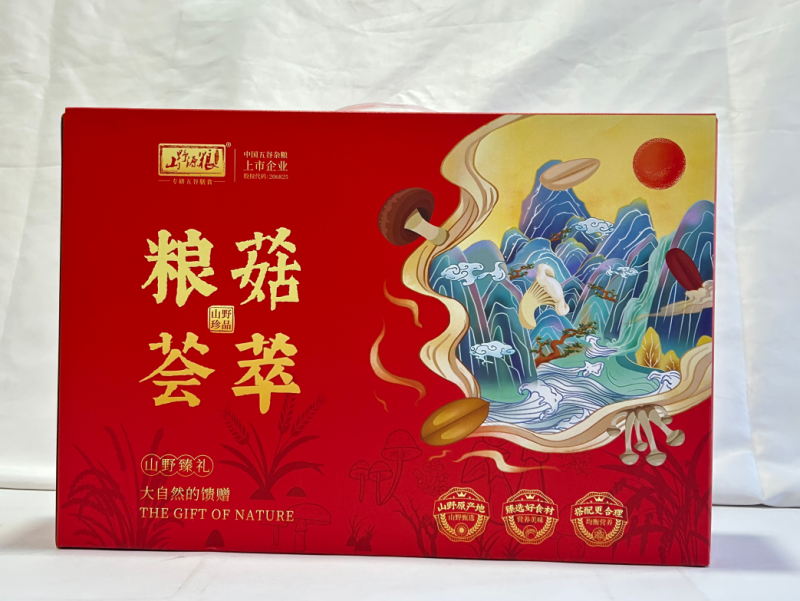 粮菇荟萃礼盒厂家直供品质保证量大优惠可接定制