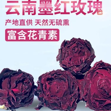 玫瑰花茶，低温无硫烘焙，墨红玫瑰，墨红玫瑰花茶