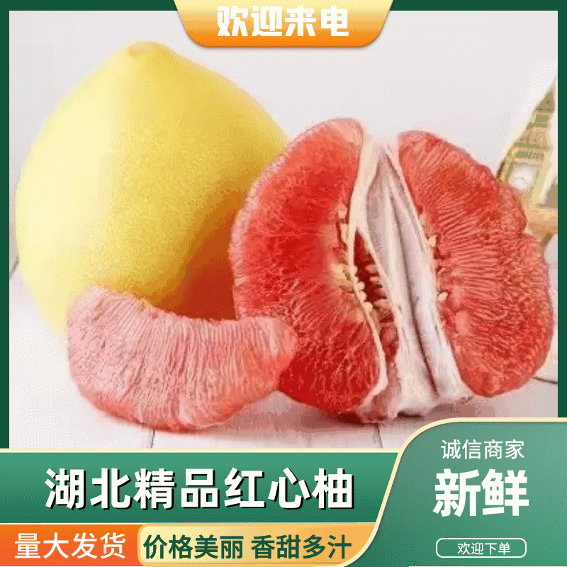 湖北柚子红心柚产地直发果园看货欢迎来电咨询