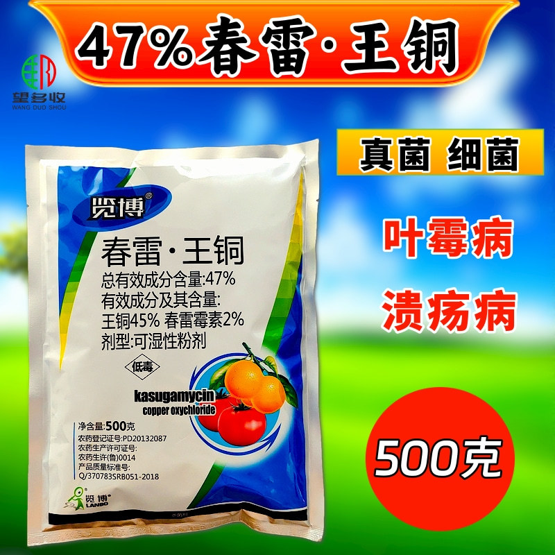 47%春雷王铜杀菌剂叶霉病溃疡病农用正品