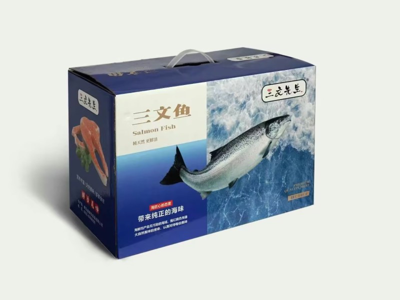 挪威冰鲜冷冻三文鱼礼盒