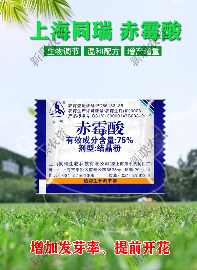 九二0赤霉素正宗上海920瑞丰赤霉酸批发价生长调节赤霉酸