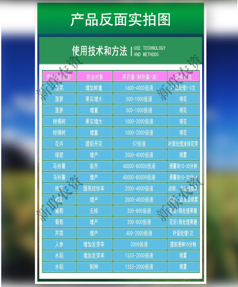 九二0赤霉素正宗上海920瑞丰赤霉酸批发价生长调节赤霉酸