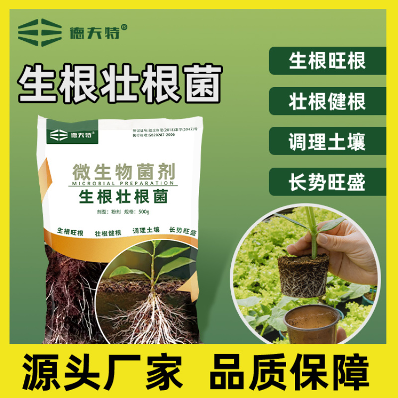 德夫特生根壮根菌快速生根壮根扦插烂根苗弱植物通用全水溶生