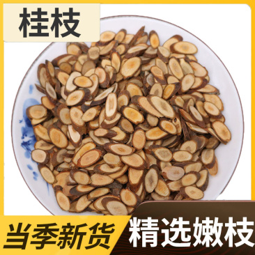 桂枝选桂枝尖片斜片精选货今年新货颜色好地道药材