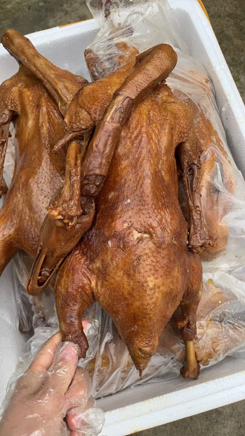 【卤味】荣昌卤鹅全熟卤鹅坝坝宴餐饮熟食一件批发厂家直销