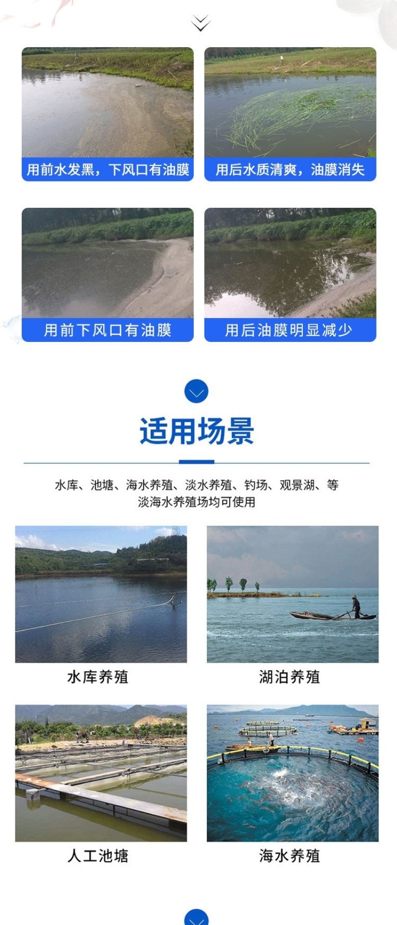 有机酸解毒片降解氨氮亚盐抑制蓝藻稳定藻相解毒调水