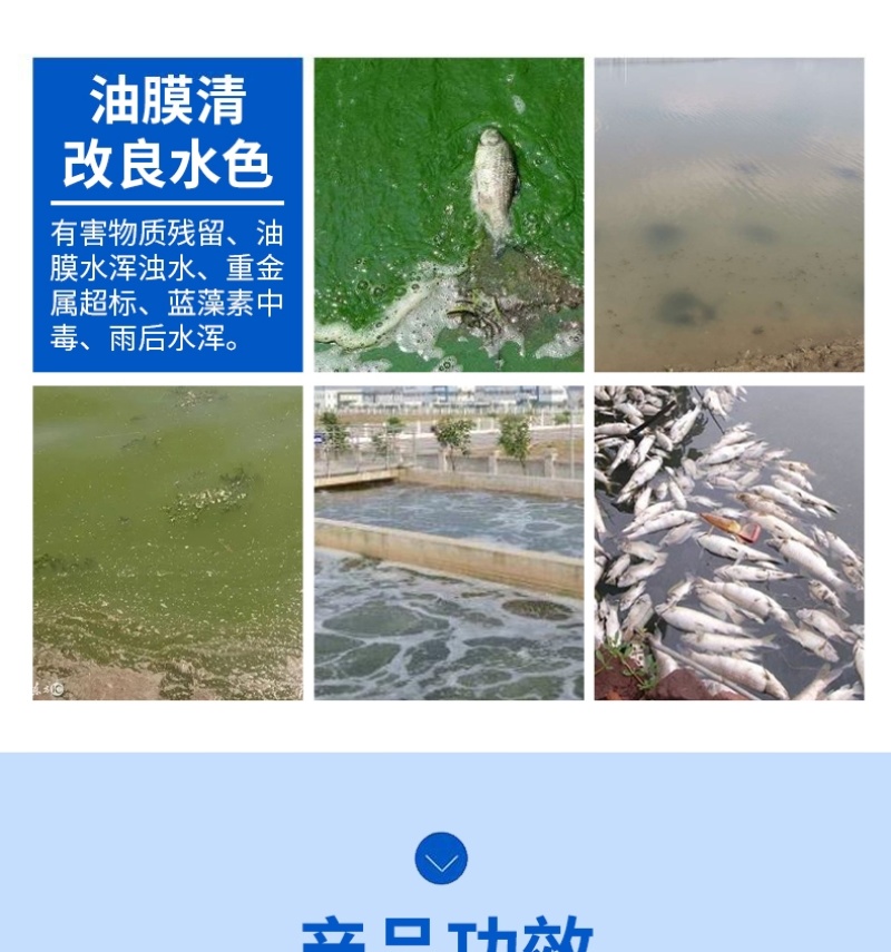 油膜清清除池塘油膜调水净水去除油膜改良水质
