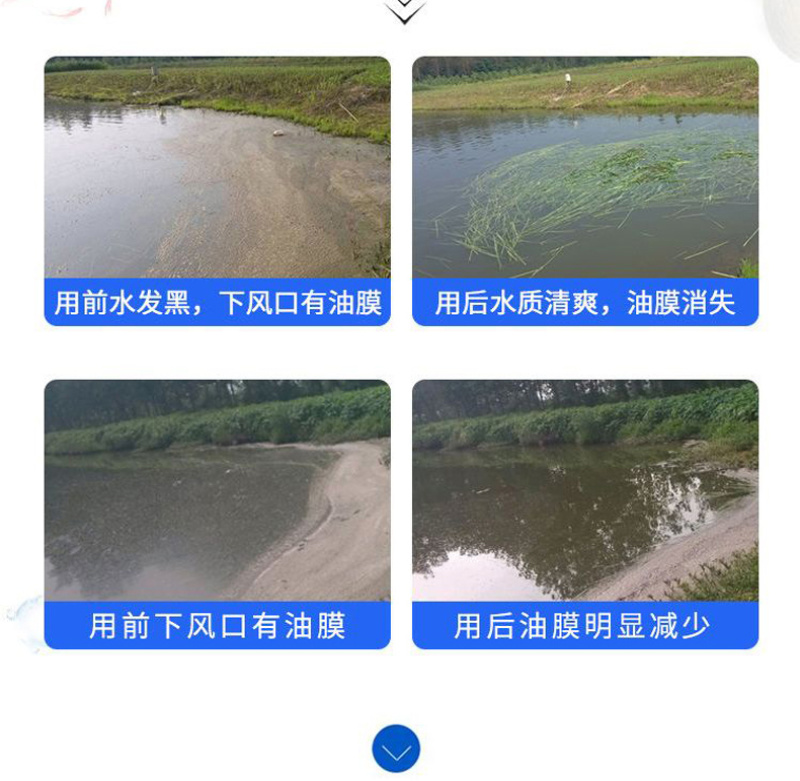 油膜清清除池塘油膜调水净水去除油膜改良水质