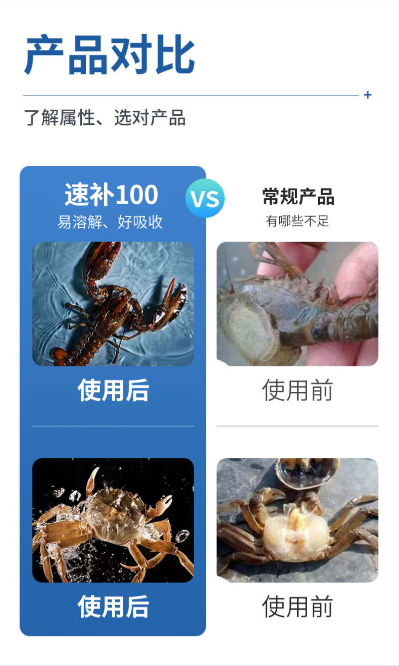 速补100复合矿物质微量元素营养全面水产专用