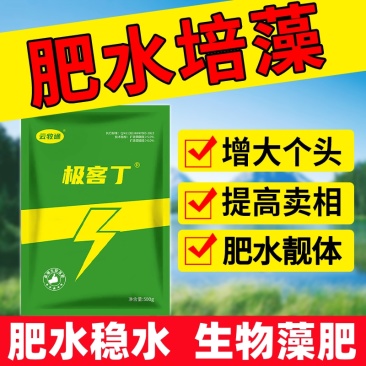 极客丁有机藻肥肥水培藻低温肥水培藻抑制蓝藻甲藻