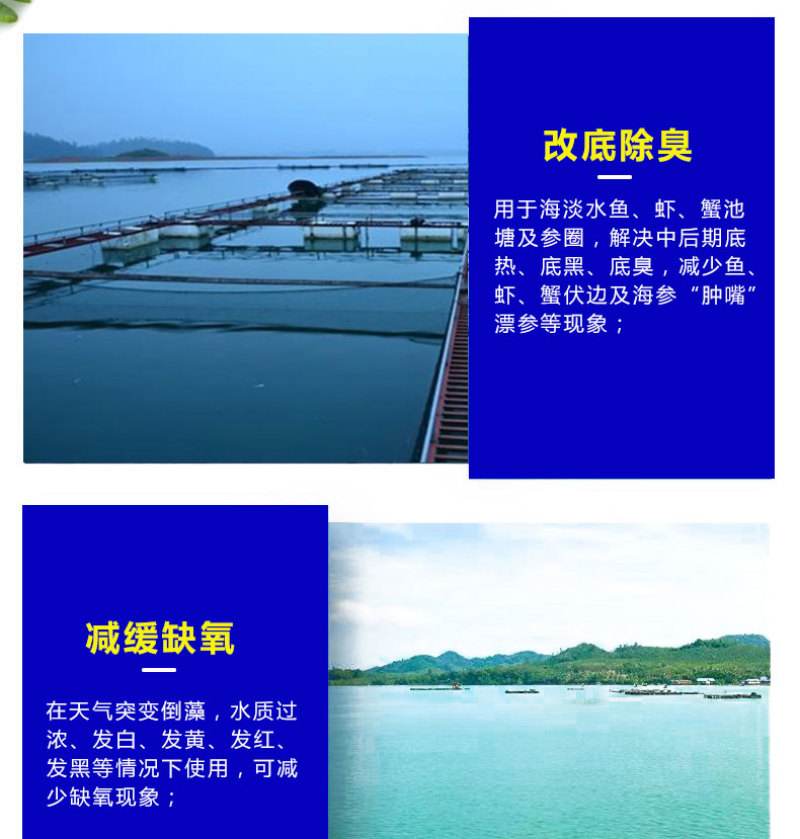 20%高铁酸钾片改底除臭增氧控藻化学改底厂家直销