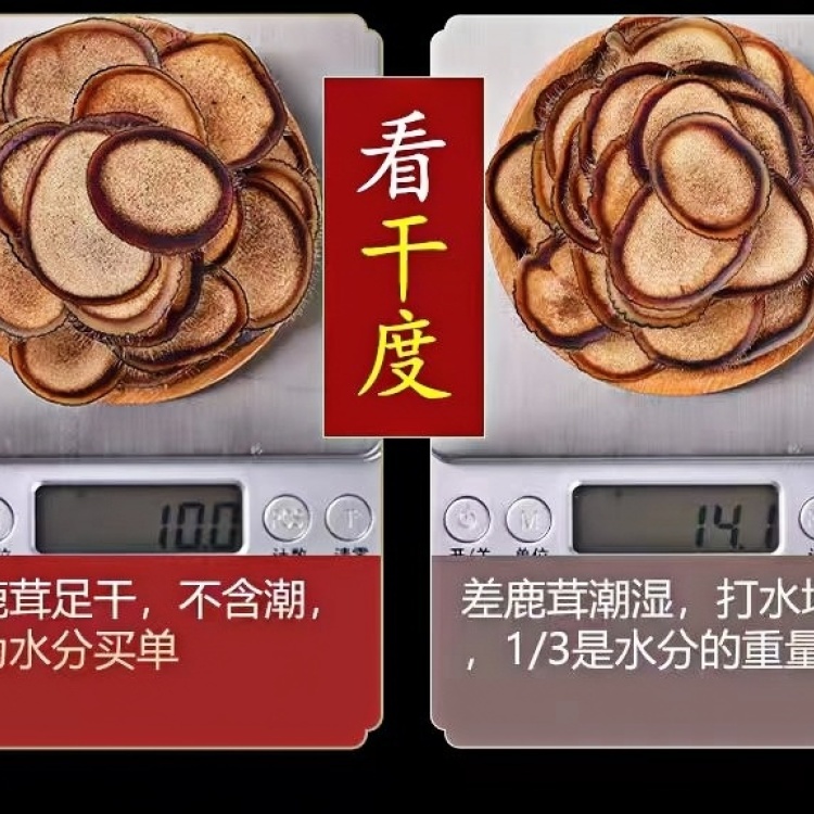 梅花鹿鹿茸批发]鹿角片30克鹿茸礼盒东北特产原枝鹿茸片干片煲汤泡酒料