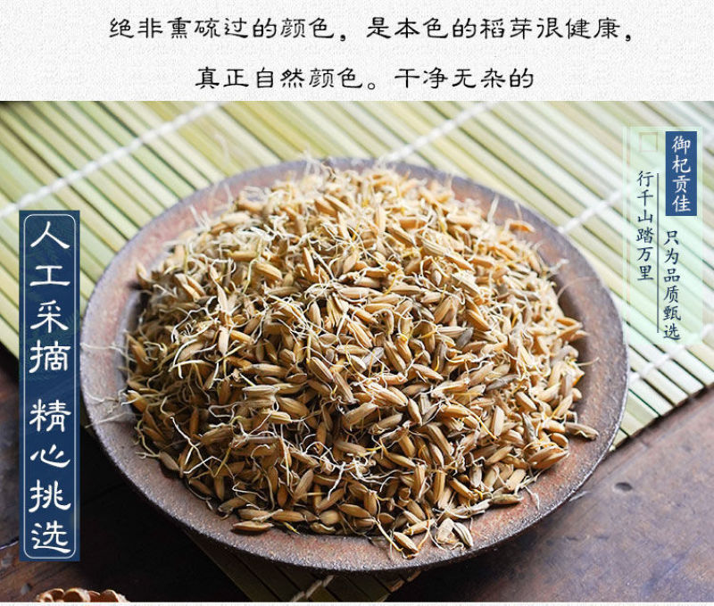 稻芽生稻芽中药材生稻牙谷牙有炒稻芽炒谷芽稻牙谷牙