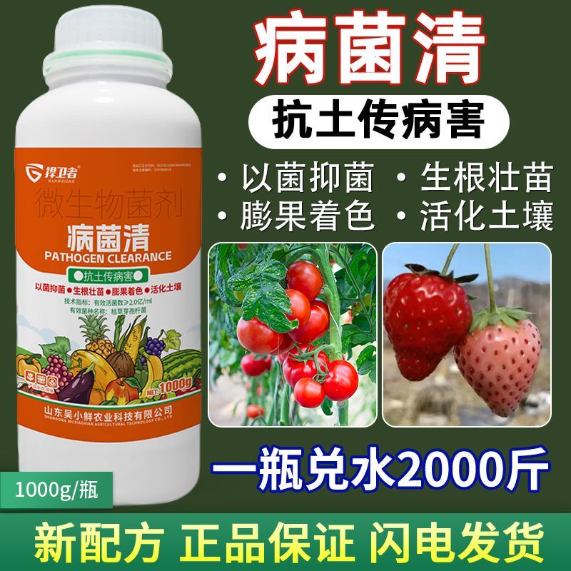 病菌清微生物菌剂杀菌剂真菌细菌病毒早晚疫病霜霉病白粉病