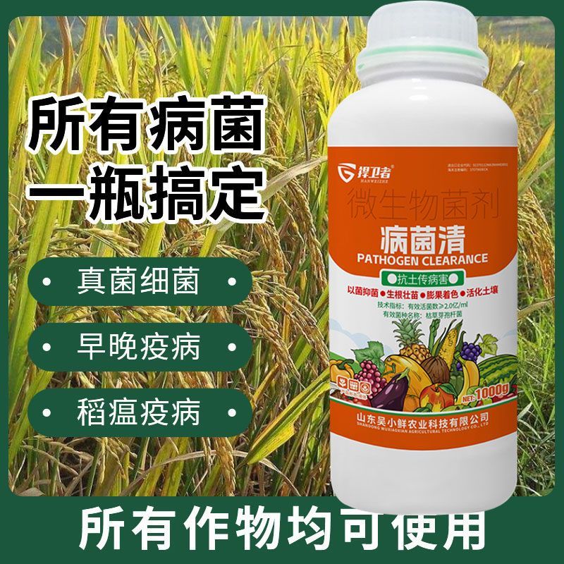 病菌清微生物菌剂杀菌剂真菌细菌病毒早晚疫病霜霉病白粉病