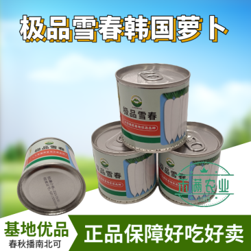 原装原罐雪春萝卜种子春萝卜种子春萝卜种子籽罐装白玉天