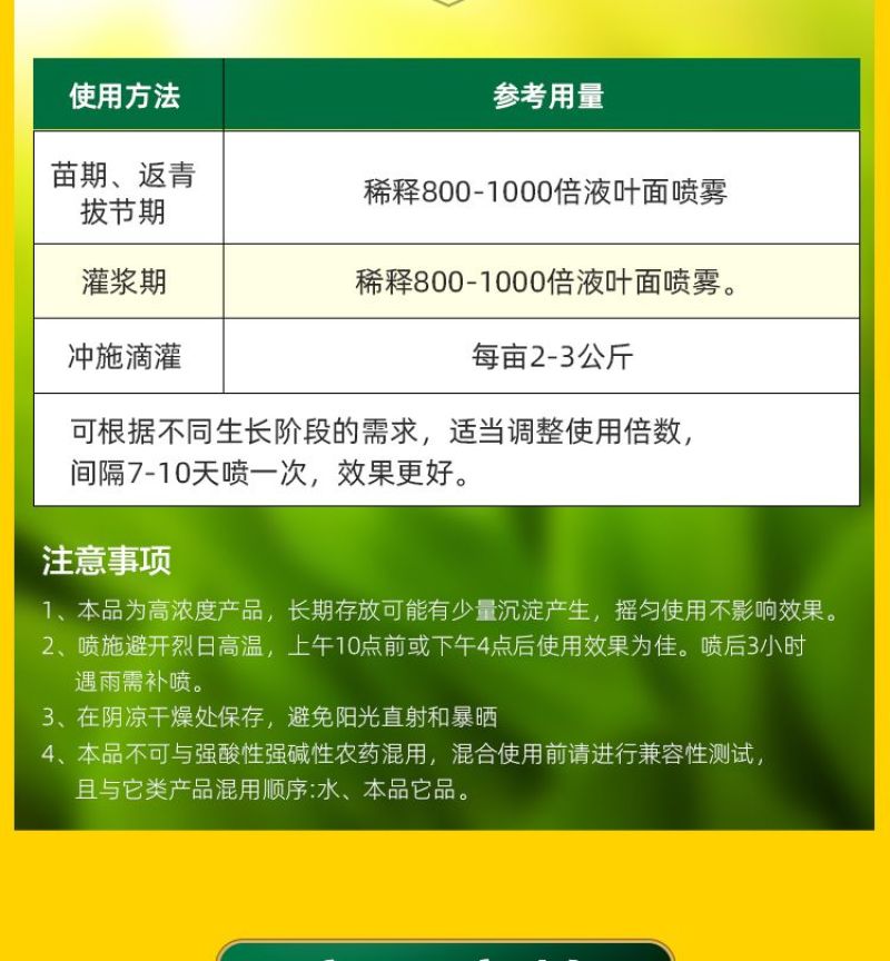 菠菜猛长快又壮专用绿叶壮苗促根壮棵增产增收水溶肥