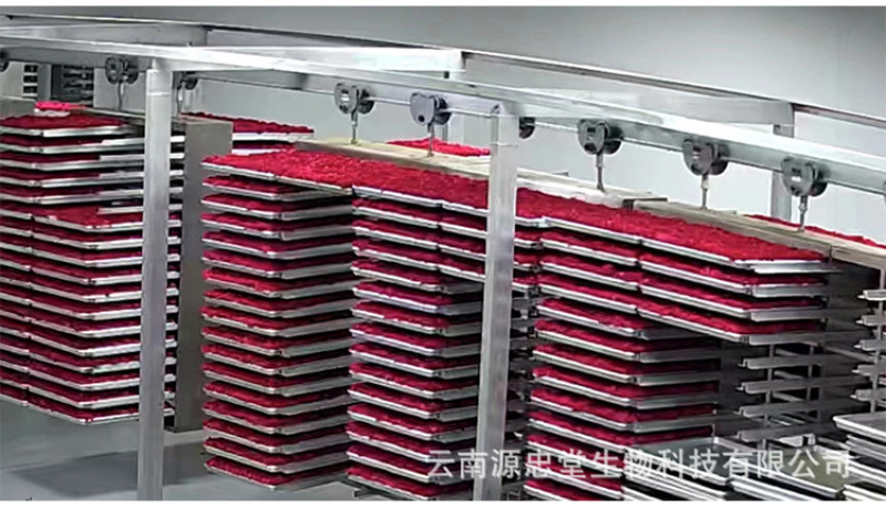 云南墨红玫瑰花冠冻干花烤干花微波干无疏大朵可食用花玫瑰水