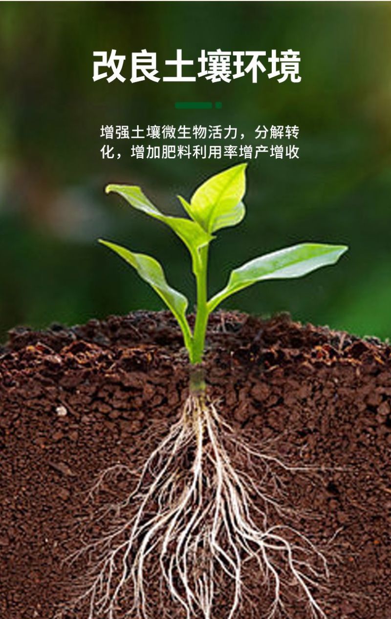 松土精土壤改良剂疏松剂调理剂免深耕土壤调理剂抗重茬保水保