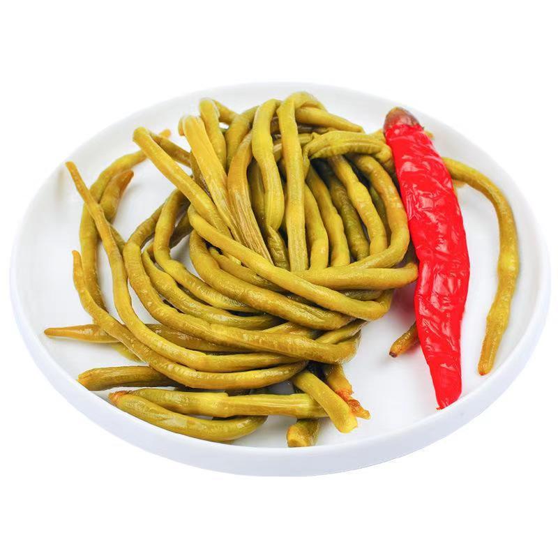 酸豆角泡前新鲜泡后美味鲜豆角腌制支持视频看货