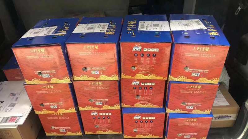 精品鲜活青蟹三门青蟹鲜活到家基地直发长期供货