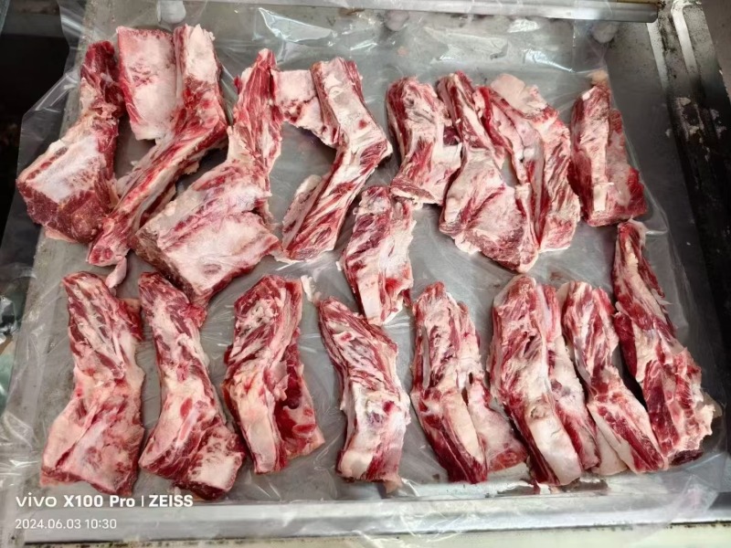 山东精品纯干腹肉条牛肋条大量现货，规格齐全，可视频看货选货