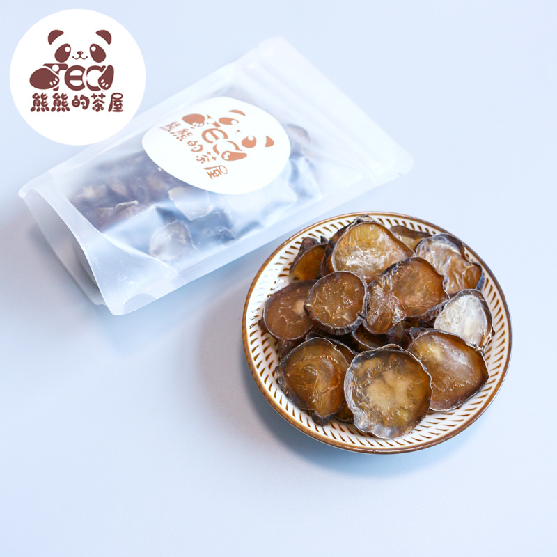 熊熊的茶屋四川江油黑附子片中药材500g生制黑附片黑顺片