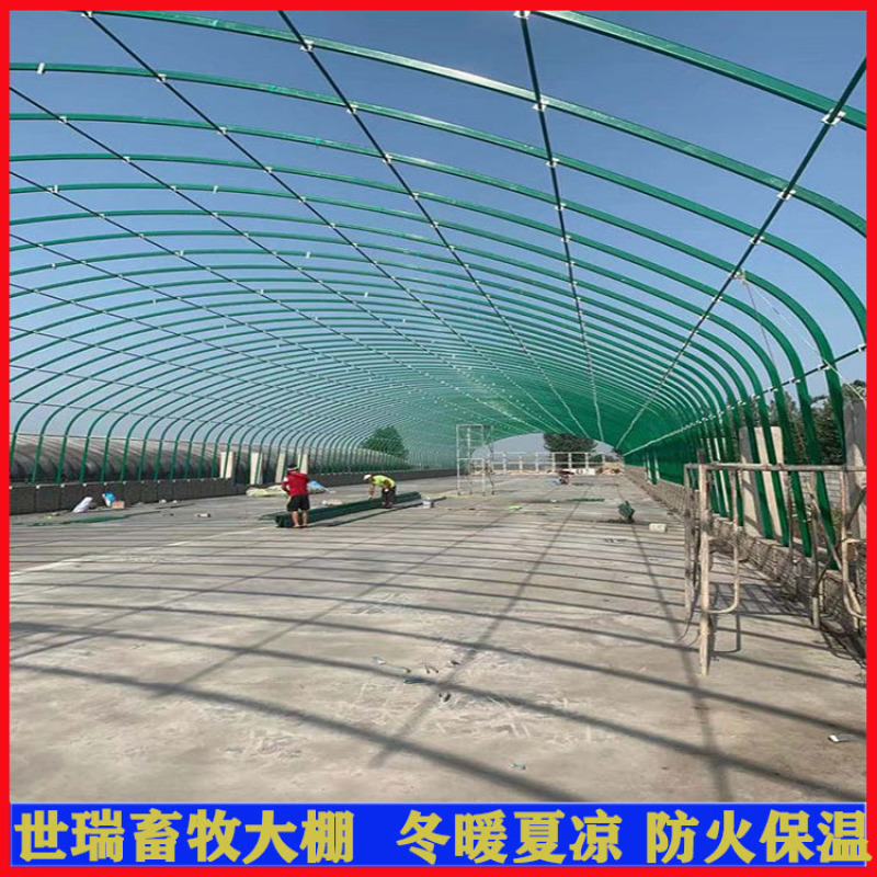 养鹅大棚施工大棚式鹅棚搭建散养鹅棚建设厂家