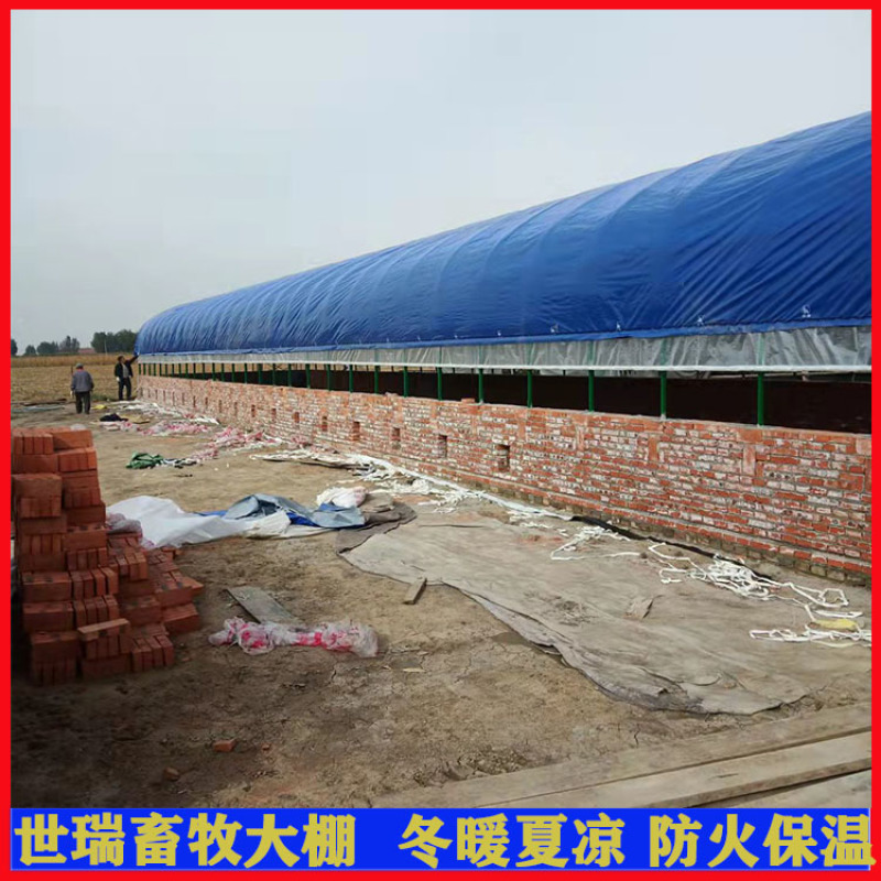 养鹅大棚施工大棚式鹅棚搭建散养鹅棚建设厂家