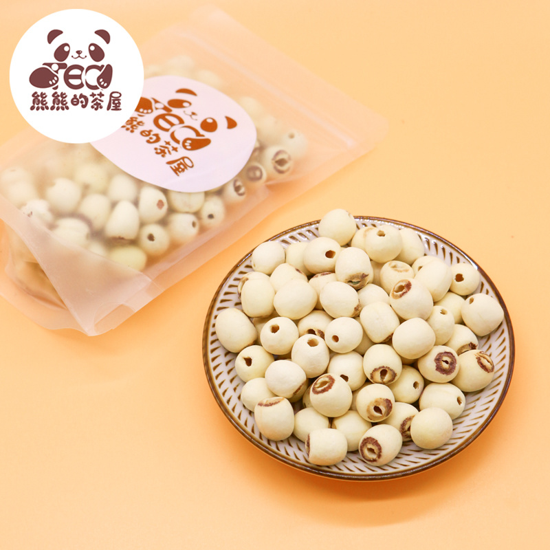 熊熊的茶屋去芯湘莲子干货500g特中药材级白莲子去芯芡实