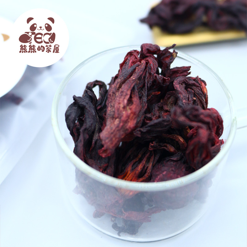 熊熊的茶屋云南洛神花茶旗舰店正品陈皮玫瑰茄洛神花干